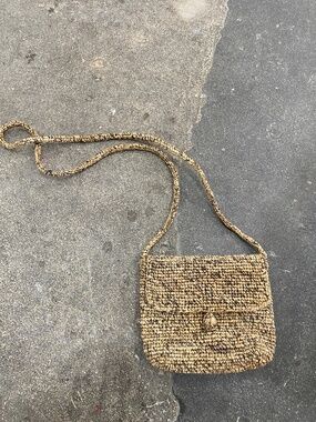 Sophie Digard Crossbody Bag in Dark Beige